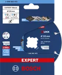 Diamantový řezný kotouč Bosch EXPERT na kov X-LOCK 125 mm.